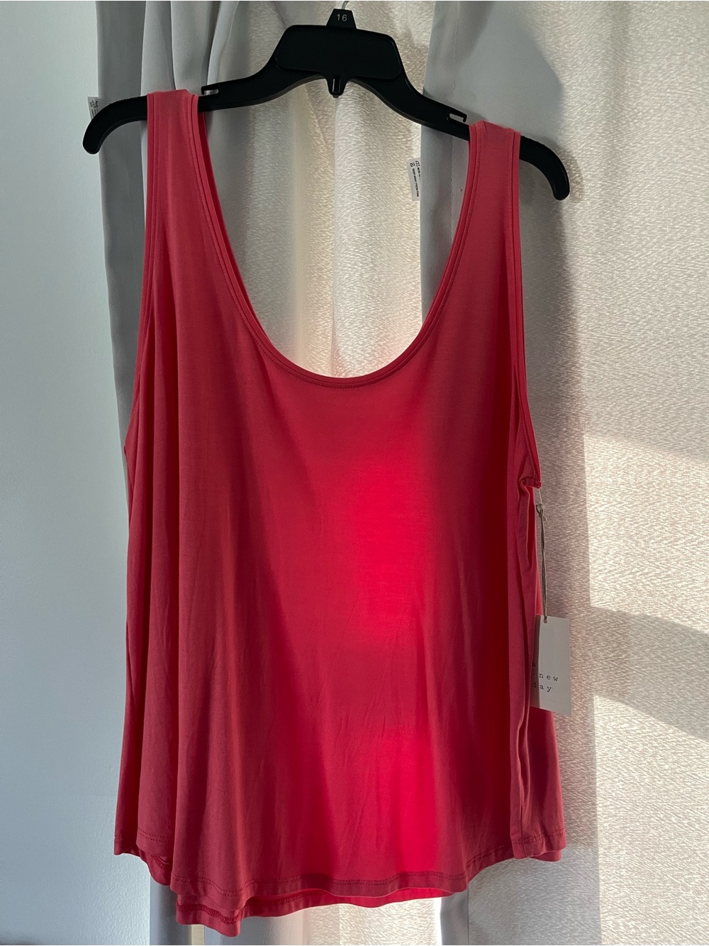 BRAND NEW WITH TAGS Pink Sleeveless Scoop Neck Tank Top - Size xxl A New Day